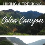 Photos from Colca Canyon in Peru and the text: Hiking & Trekking Colca Canyon